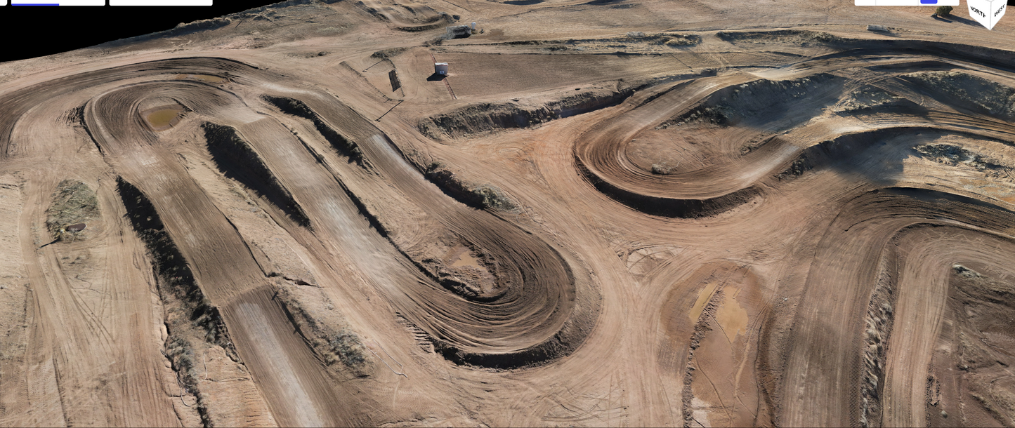 FBX MODEL FILE- Moriarity Motocross Entire 4 Tracks